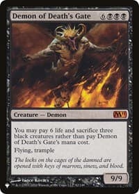 Demon of Death's Gate - The List Reprints - Magic: The Gathering card