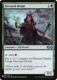 Devoted Druid (UMA) - The List Reprints - Magic: The Gathering card