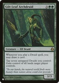 Gilt-Leaf Archdruid - The List Reprints - Magic: The Gathering card