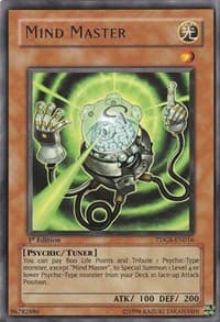 Mind Master - The Duelist Genesis - YuGiOh card