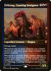 Firkraag, Cunning Instigator (Display Commander) - Thick Stock - Commander Legends: Battle for Baldur's Gate - Magic: The Gathering card