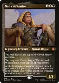 Nalia de'Arnise (Display Commander) - Thick Stock - Commander Legends: Battle for Baldur's Gate - Magic: The Gathering card