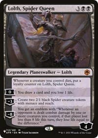 Lolth, Spider Queen - The List Reprints - Magic: The Gathering card