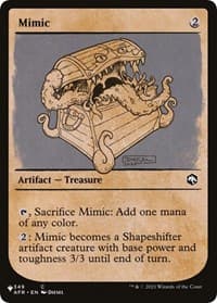 Mimic (Showcase) - The List Reprints - Magic: The Gathering card