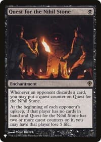 Quest for the Nihil Stone - The List Reprints - Magic: The Gathering card
