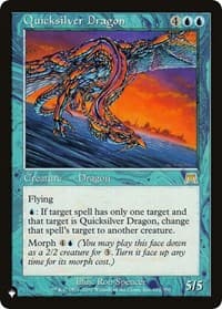 Quicksilver Dragon - The List Reprints - Magic: The Gathering card