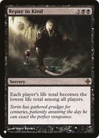 Repay in Kind - The List Reprints - Magic: The Gathering card