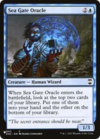 Sea Gate Oracle (KHC) - The List Reprints - Magic: The Gathering card