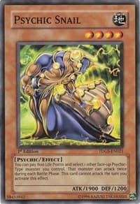 Psychic Snail - The Duelist Genesis - YuGiOh card