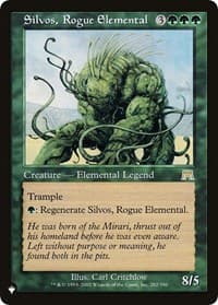 Silvos, Rogue Elemental - The List Reprints - Magic: The Gathering card