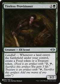 Tireless Provisioner - The List Reprints - Magic: The Gathering card
