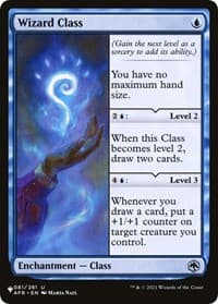 Wizard Class - The List Reprints - Magic: The Gathering card