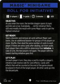 Magic Minigame: Roll for Initiative! - Commander Legends: Battle for Baldur's Gate - Magic: The Gathering card