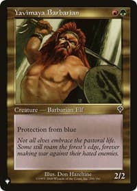 Yavimaya Barbarian - The List Reprints - Magic: The Gathering card