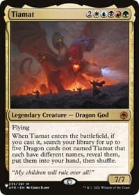 Tiamat - The List Reprints - Magic: The Gathering card
