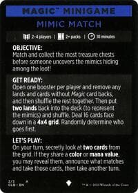 Magic Minigame: Mimic Match - Commander Legends: Battle for Baldur's Gate - Magic: The Gathering card