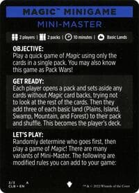 Magic Minigame: Mini-Master - Commander Legends: Battle for Baldur's Gate - Magic: The Gathering card