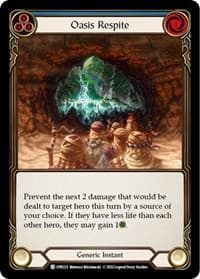 Oasis Respite (Blue) - Uprising - Flesh and Blood TCG card