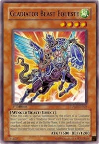 Gladiator Beast Equeste - The Duelist Genesis - YuGiOh card
