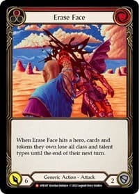 Erase Face - Uprising - Flesh and Blood TCG card