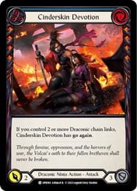 Cinderskin Devotion (Blue) - Uprising - Flesh and Blood TCG card