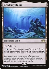 Academy Ruins - The List Reprints - Magic: The Gathering card