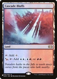 Cascade Bluffs - The List Reprints - Magic: The Gathering card