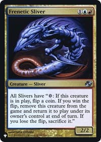 Frenetic Sliver - The List Reprints - Magic: The Gathering card