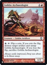 Goblin Archaeologist - The List Reprints - Magic: The Gathering card