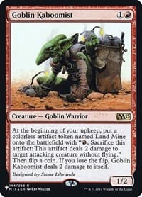 Goblin Kaboomist - The List Reprints - Magic: The Gathering card