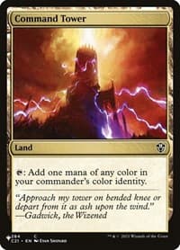Command Tower (C21) - The List Reprints - Magic: The Gathering card