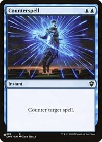 Counterspell (CMR) - The List Reprints - Magic: The Gathering card