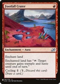Footfall Crater - The List Reprints - Magic: The Gathering card