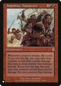 Impulsive Maneuvers - The List Reprints - Magic: The Gathering card