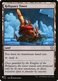Reliquary Tower (C21) - The List Reprints - Magic: The Gathering card