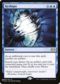 Reshape (2XM) - The List Reprints - Magic: The Gathering card