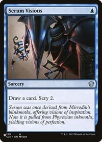 Serum Visions - The List Reprints - Magic: The Gathering card