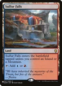 Sulfur Falls - The List Reprints - Magic: The Gathering card