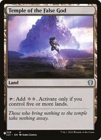 Temple of the False God (C21) - The List Reprints - Magic: The Gathering card