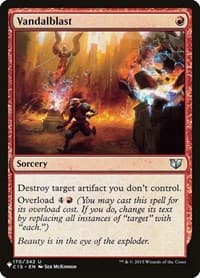 Vandalblast - The List Reprints - Magic: The Gathering card