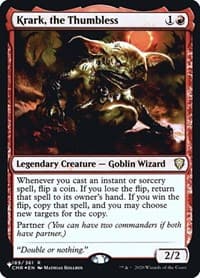 Krark, the Thumbless - The List Reprints - Magic: The Gathering card