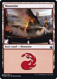 Mountain (BBD) - The List Reprints - Magic: The Gathering card