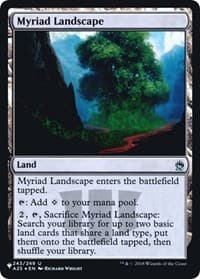 Myriad Landscape (A25) - The List Reprints - Magic: The Gathering card