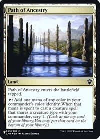Path of Ancestry (CMR) - The List Reprints - Magic: The Gathering card