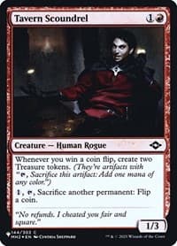 Tavern Scoundrel - The List Reprints - Magic: The Gathering card