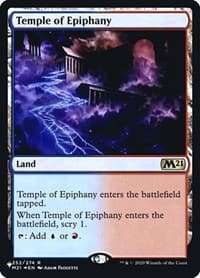 Temple of Epiphany - The List Reprints - Magic: The Gathering card
