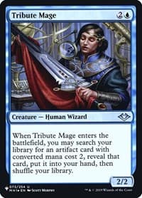 Tribute Mage - The List Reprints - Magic: The Gathering card