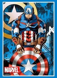 Bushiroad Sleeve Collection HG Vol.3242: Marvel - Captain America (75-Pack) - Bushiroad Card Sleeves - Card Sleeves card