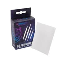 Holographic Sleeves - White / Starfield (100-Pack) - Prismatic Defender Card Sleeves - Card Sleeves card