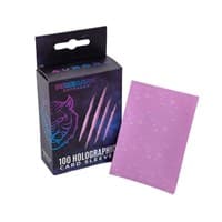 Holographic Sleeves - Pink / Starfield (100-Pack) - Prismatic Defender Card Sleeves - Card Sleeves card